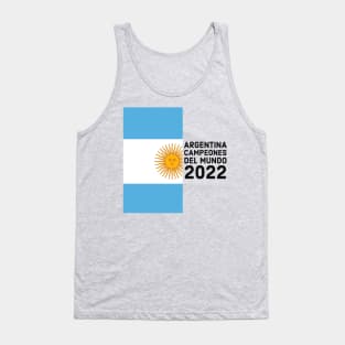 Argentina Campeones del Mundo 2022 Tank Top